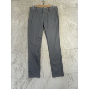 Bonobos Mens 32x34 Friday Chino Pants Grey Stretch Cotton Tailored Fit